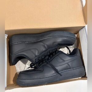 NIKE AIR FORCE 1 ‘07 Triple Black AF1 Men’s US 9
